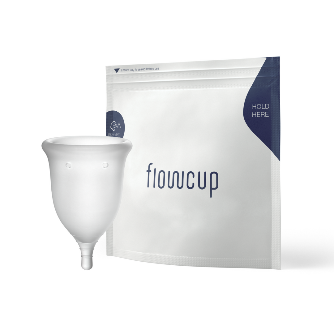 FlowCup Menstrual Cup & Cleaning Bag